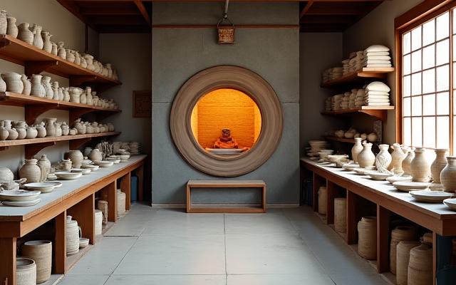 窯と陶芸道具